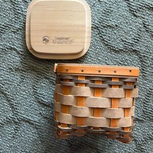 Longaberger Animal Welfare Orange Horizon of Hope Set 2016